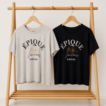 REMERA MANGA CORTA CUELLO REDONDO BLP