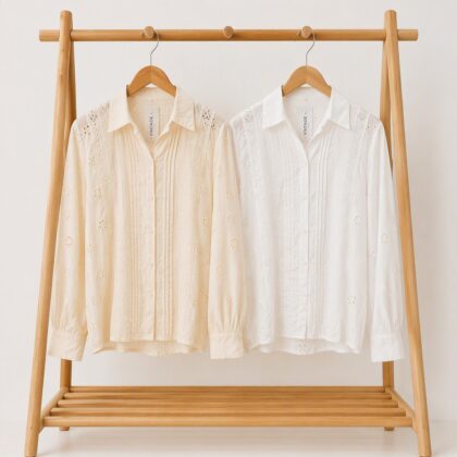 CAMISA DE BRODERIE STYLE